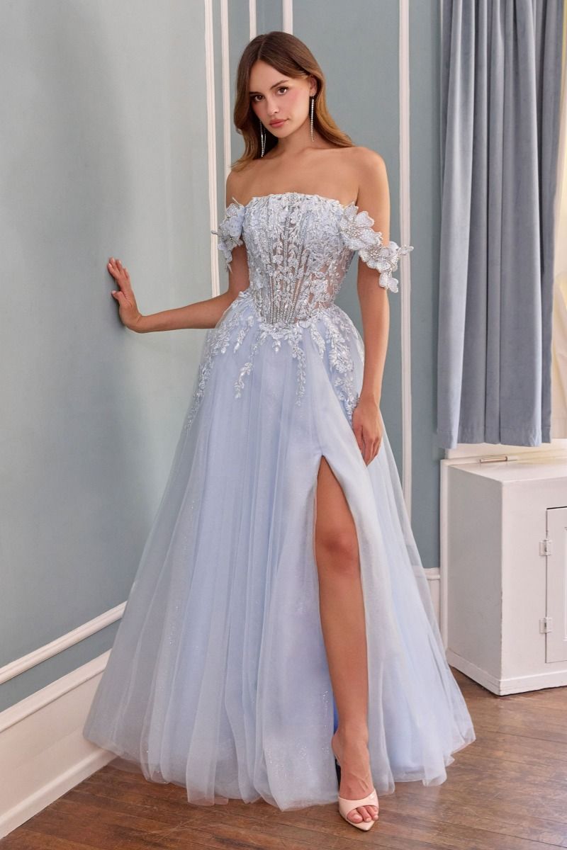 A1512 Forget-Me-Not A- Tulle Gown Andrea & Leo