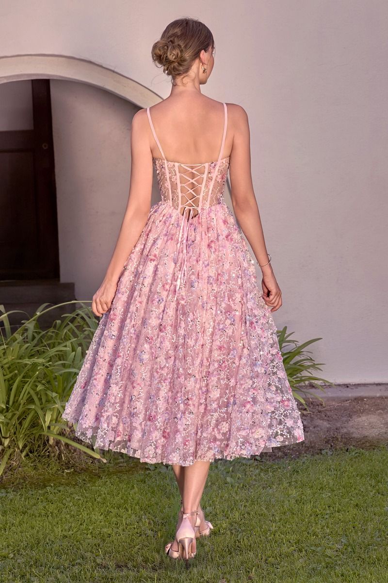 A1523 Secret Garden Tea Dress Andrea & Leo