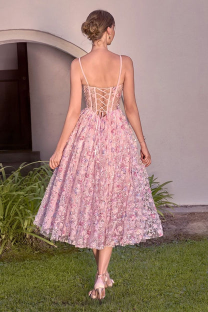 A1523 Secret Garden Tea Dress Andrea & Leo