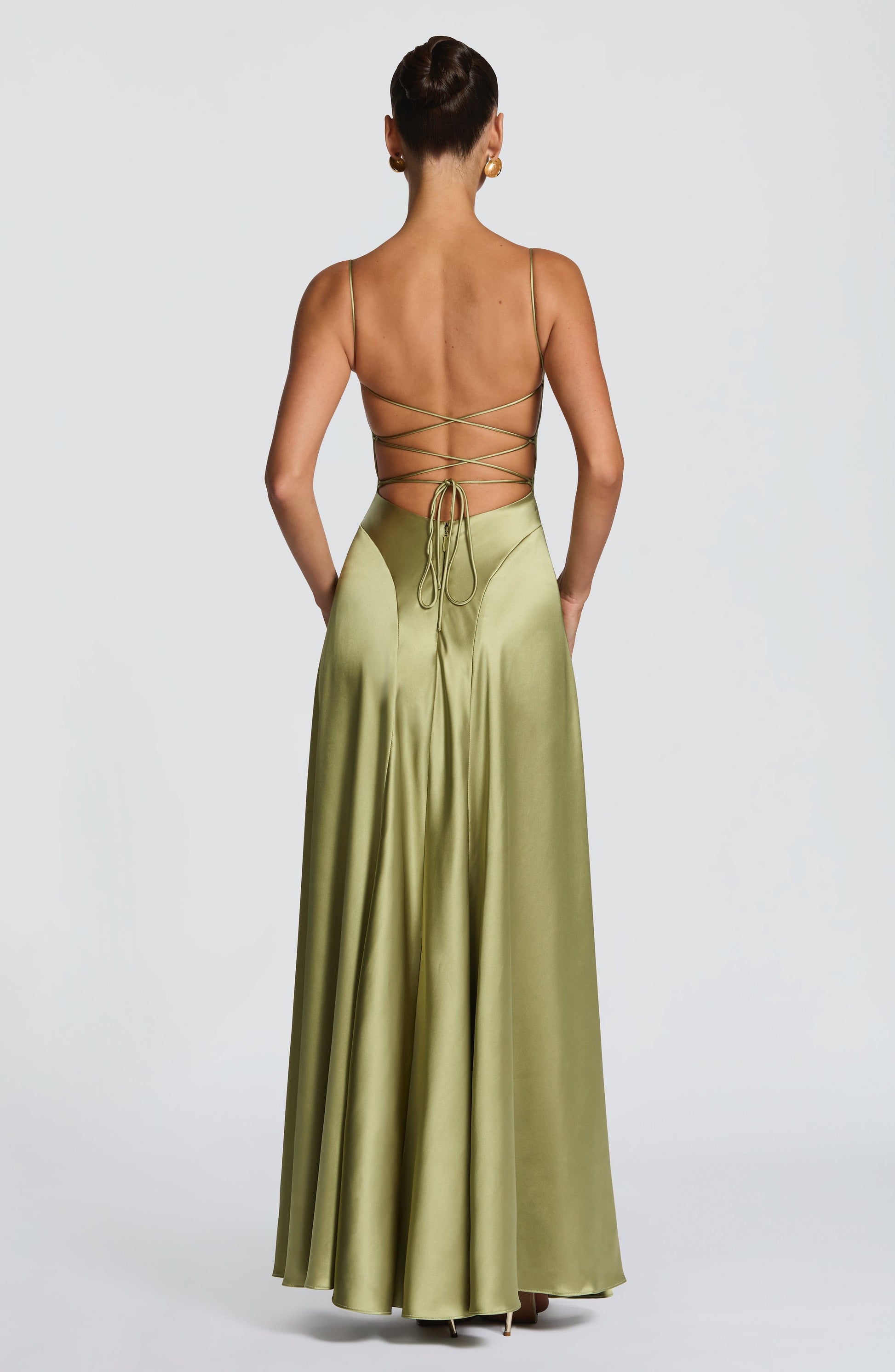 Adelina Maxi Dress Light Olive