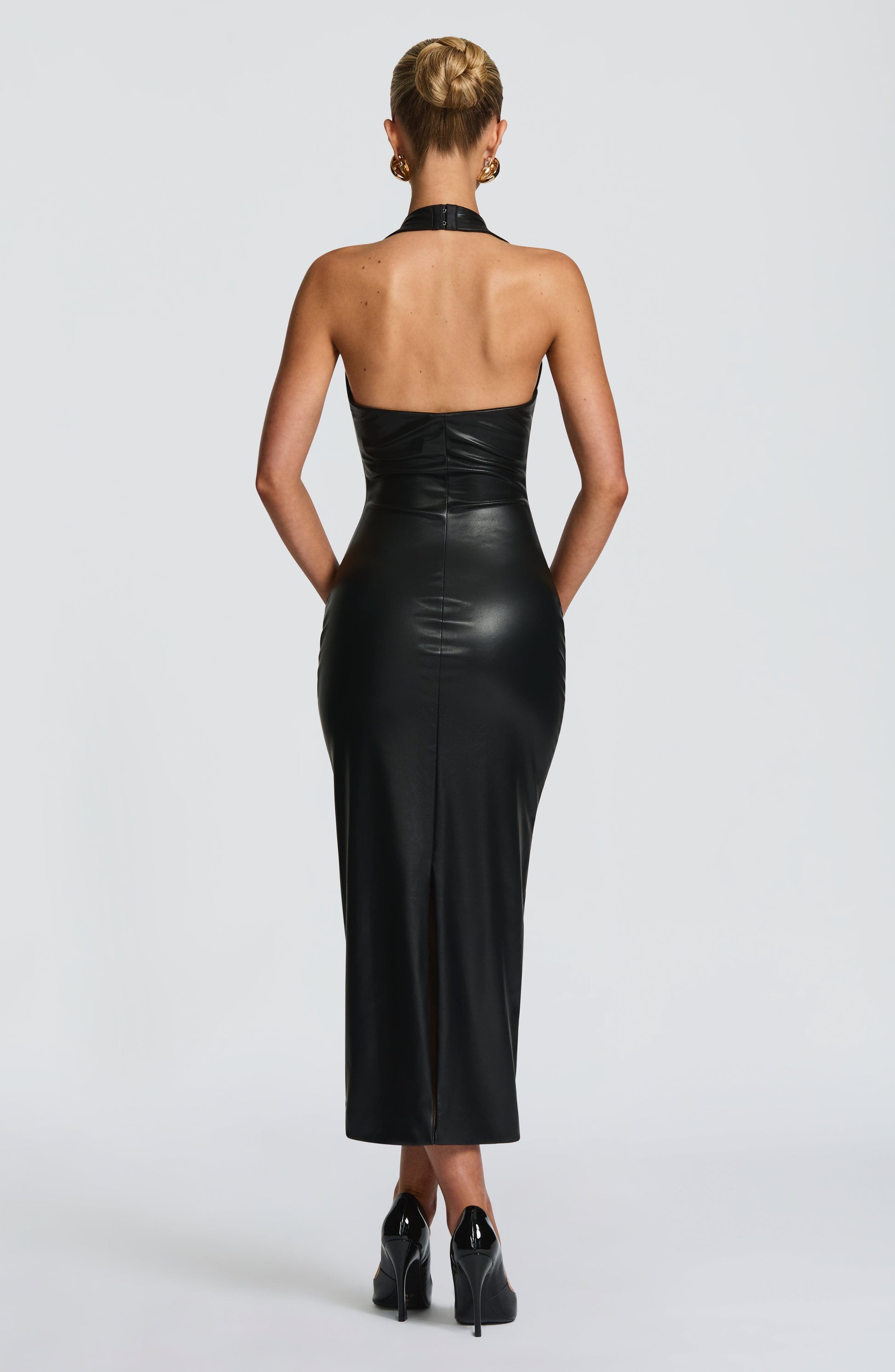 Ainsley Midi Dress Black