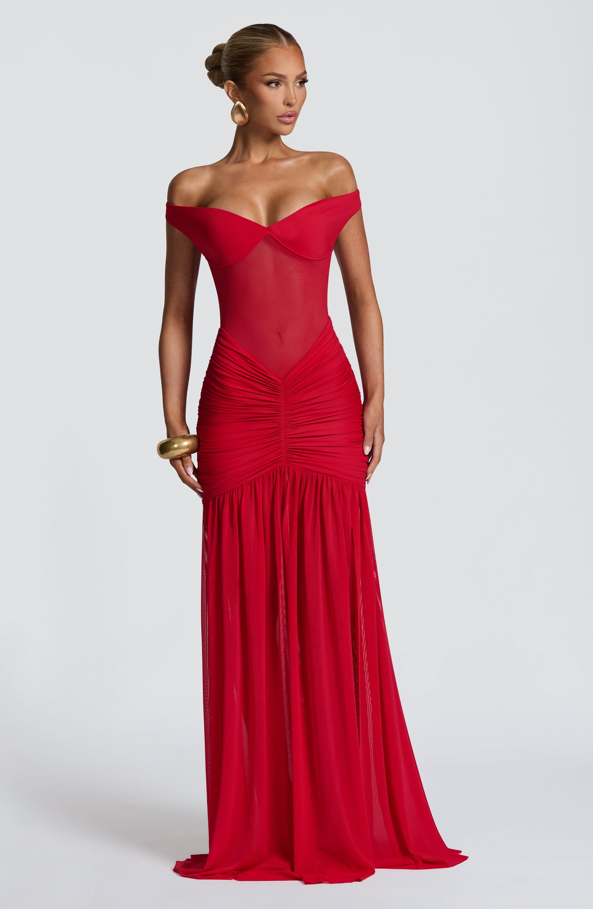 Alaia Maxi Dress Red