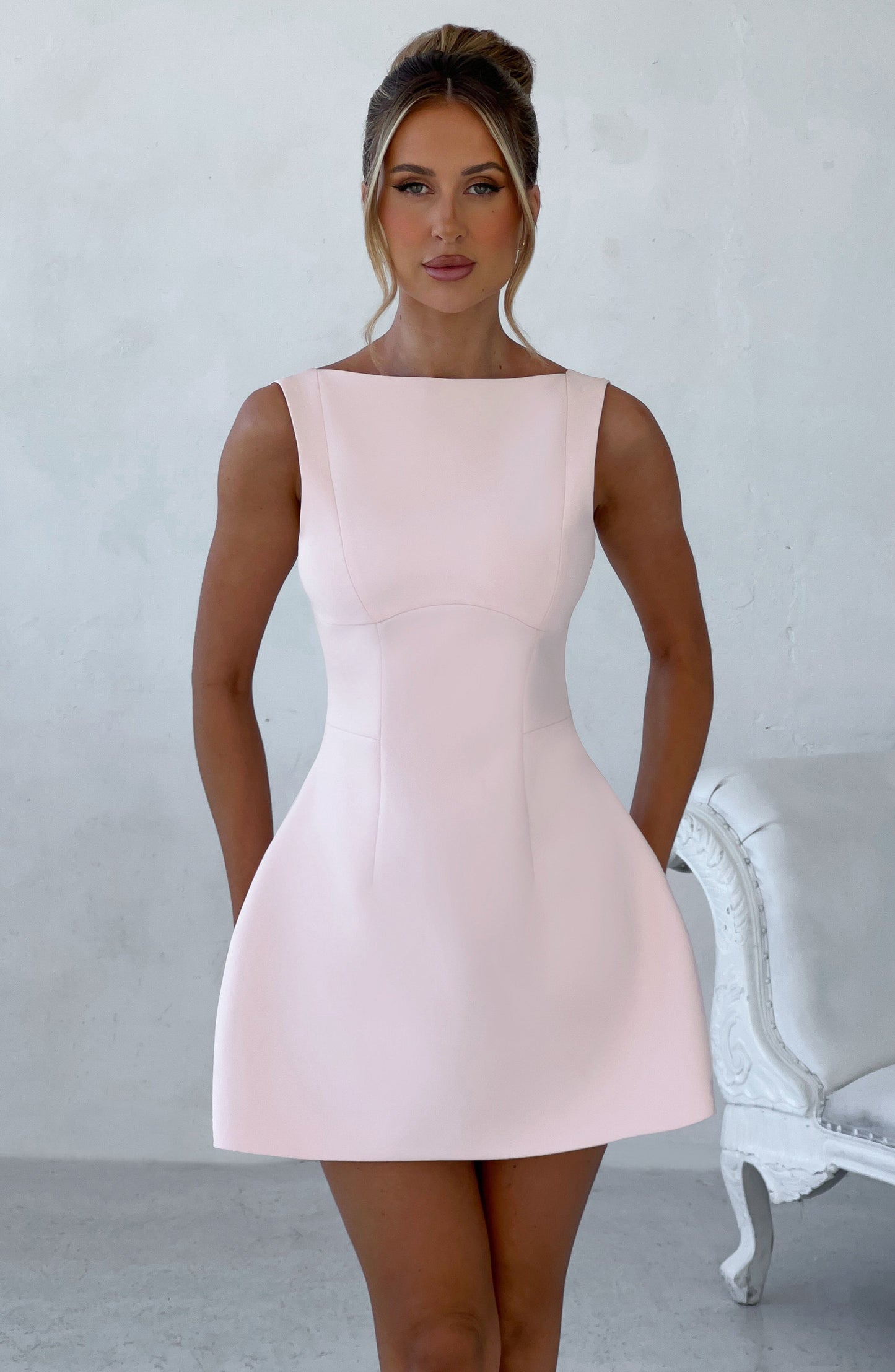 Alana Mini Dress Blush
