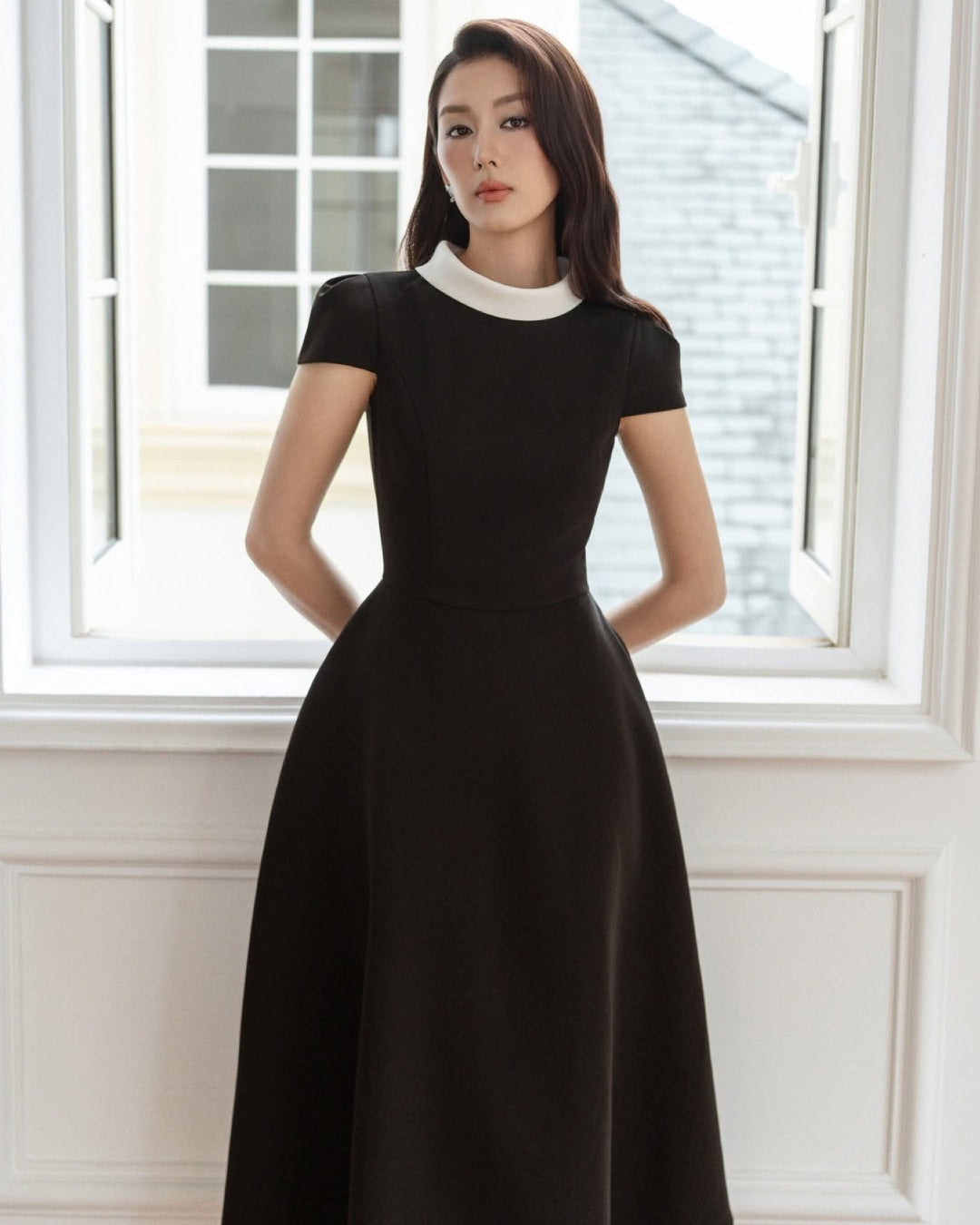 Amala Midi Dress Black