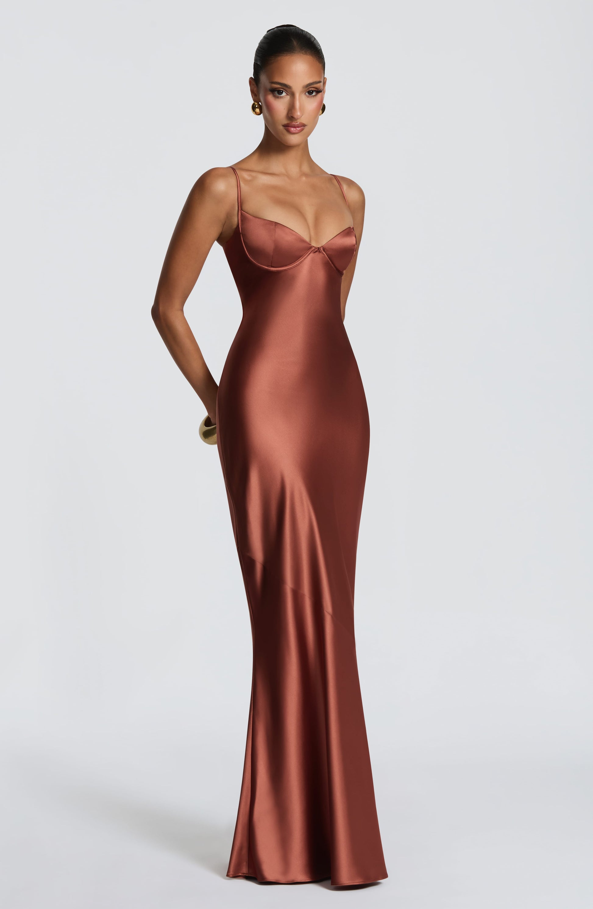 Amorette Maxi Dress Rust