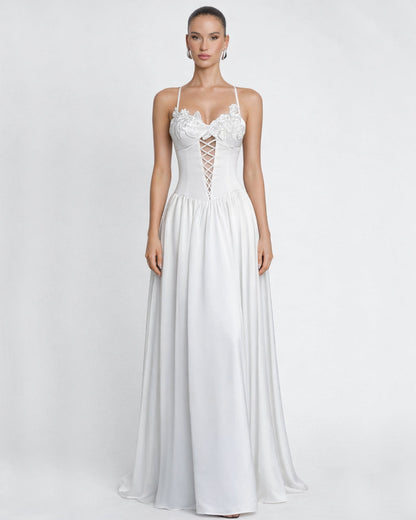 Anastelle Maxi Dress White