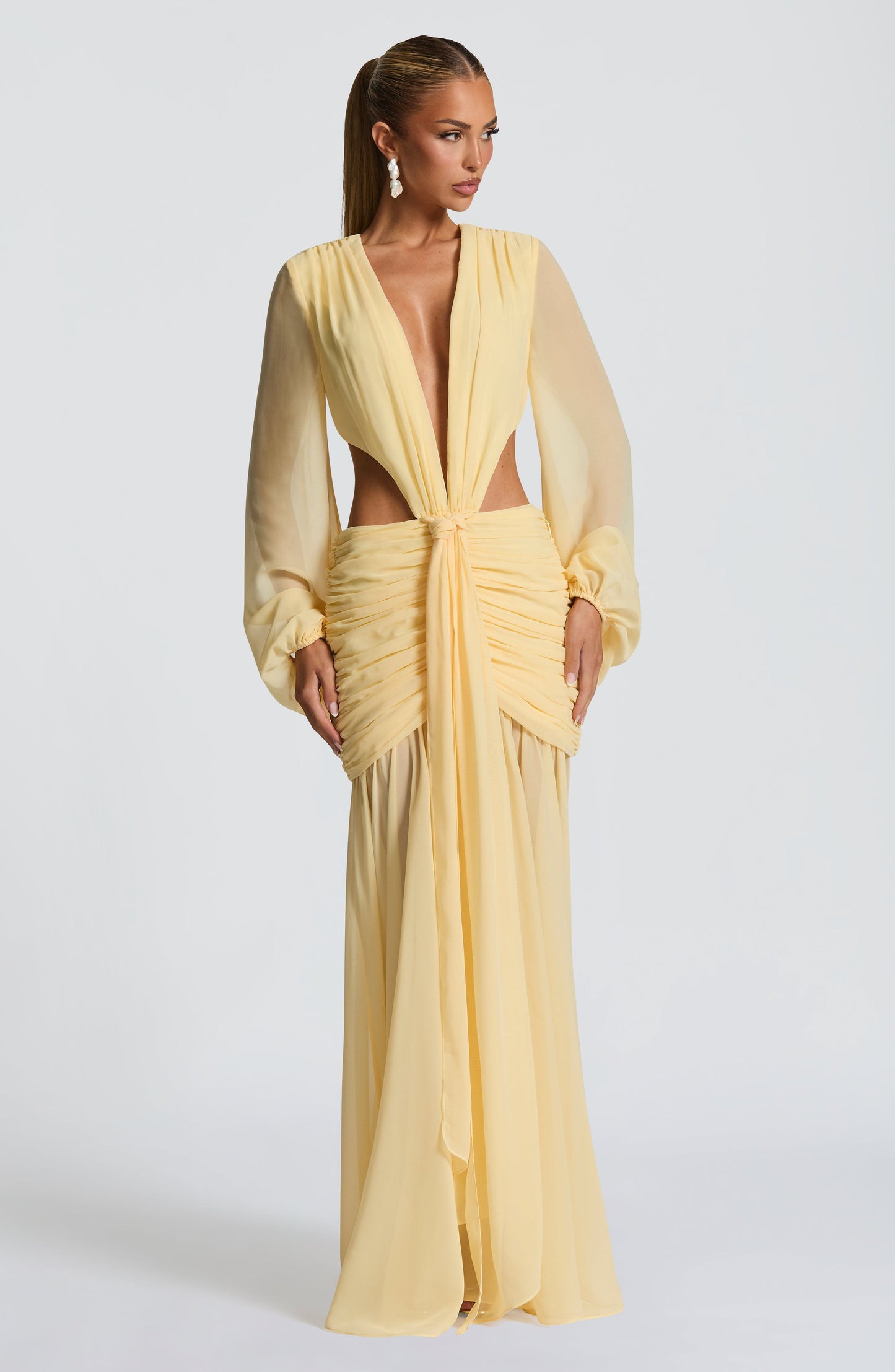 Andrina Maxi Dress Lemon