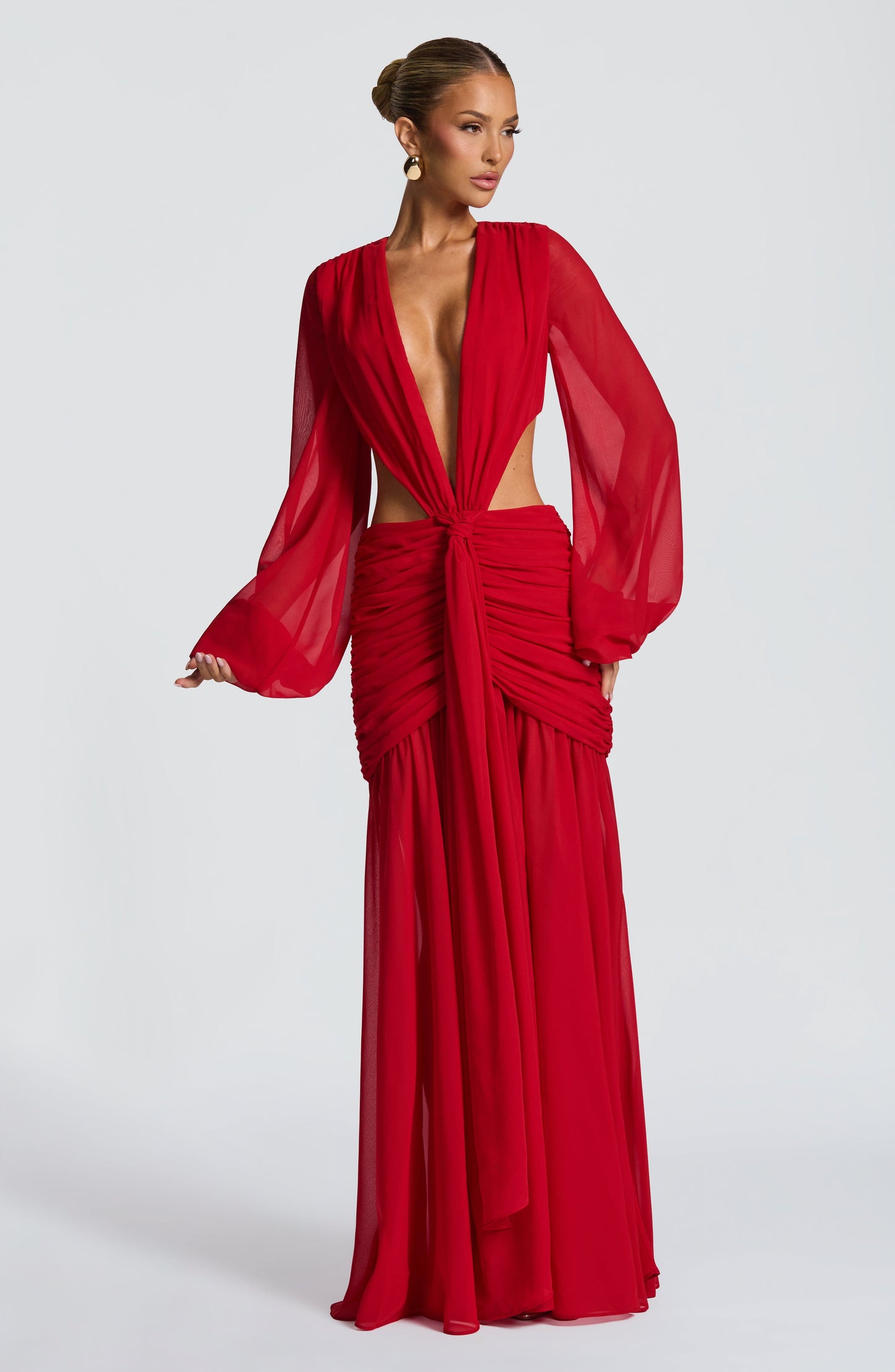 Andrina Maxi Dress Red