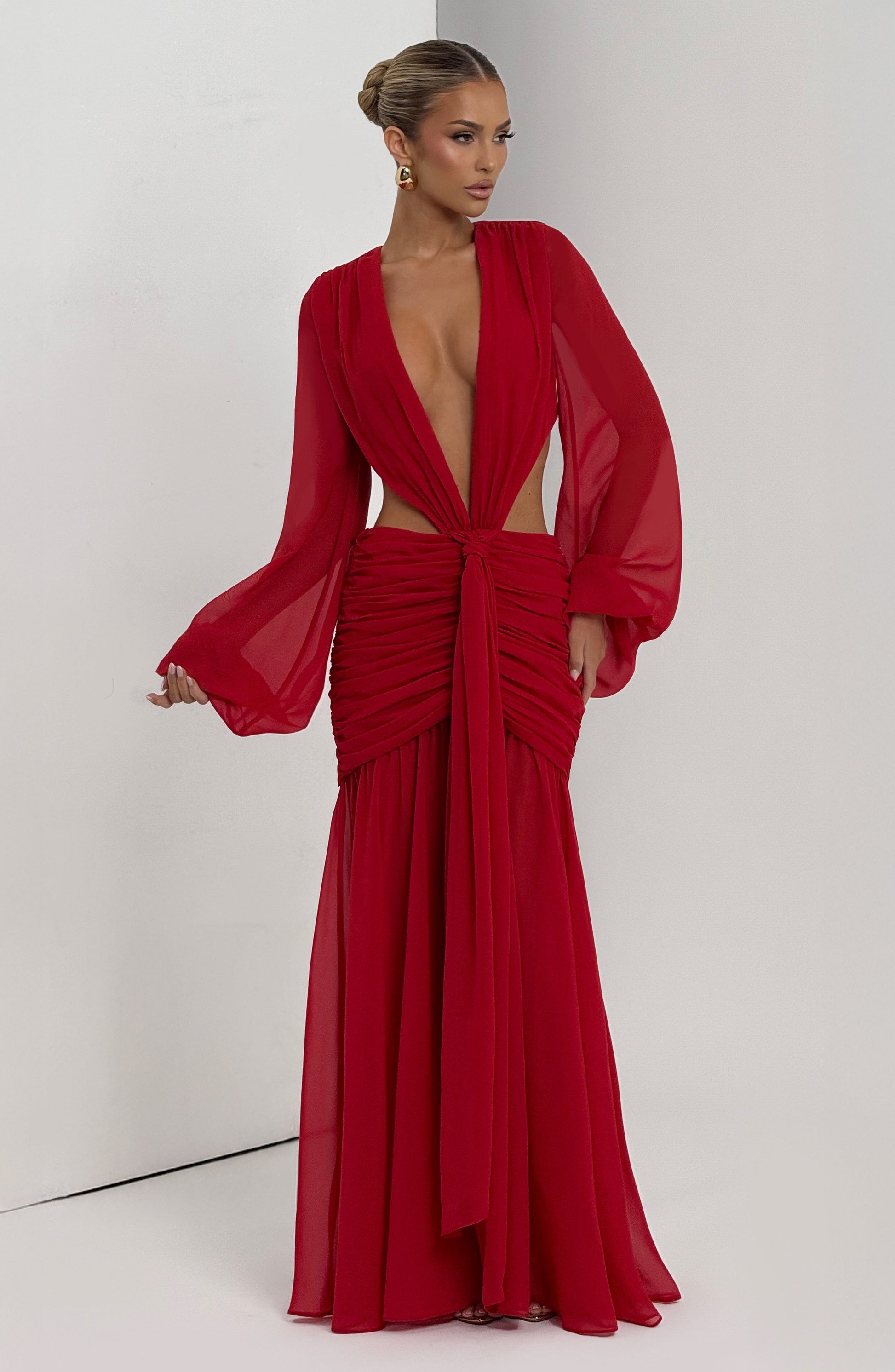 Andrina Maxi Dress Red