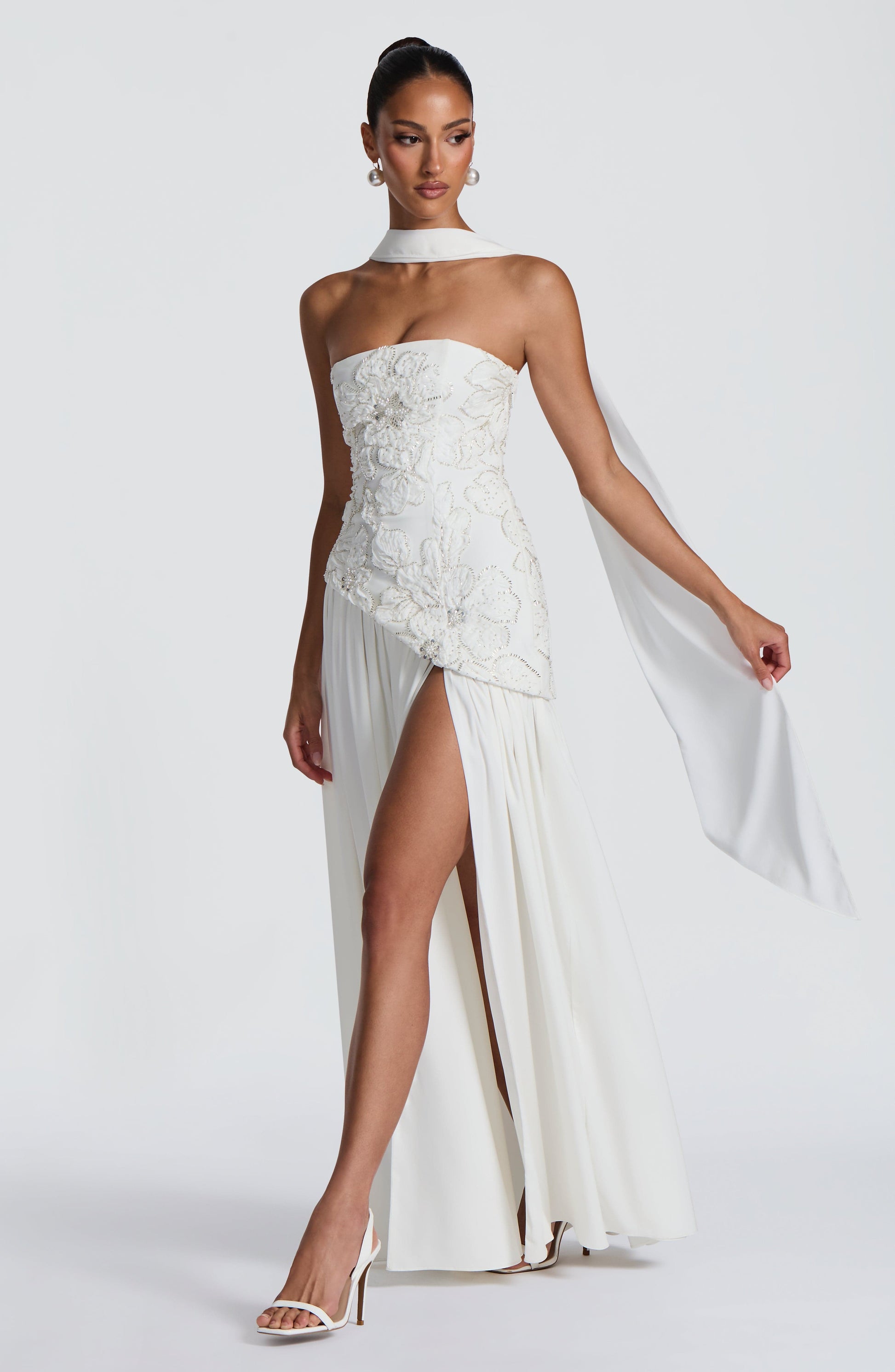 Anneliese Maxi Dress Ivory