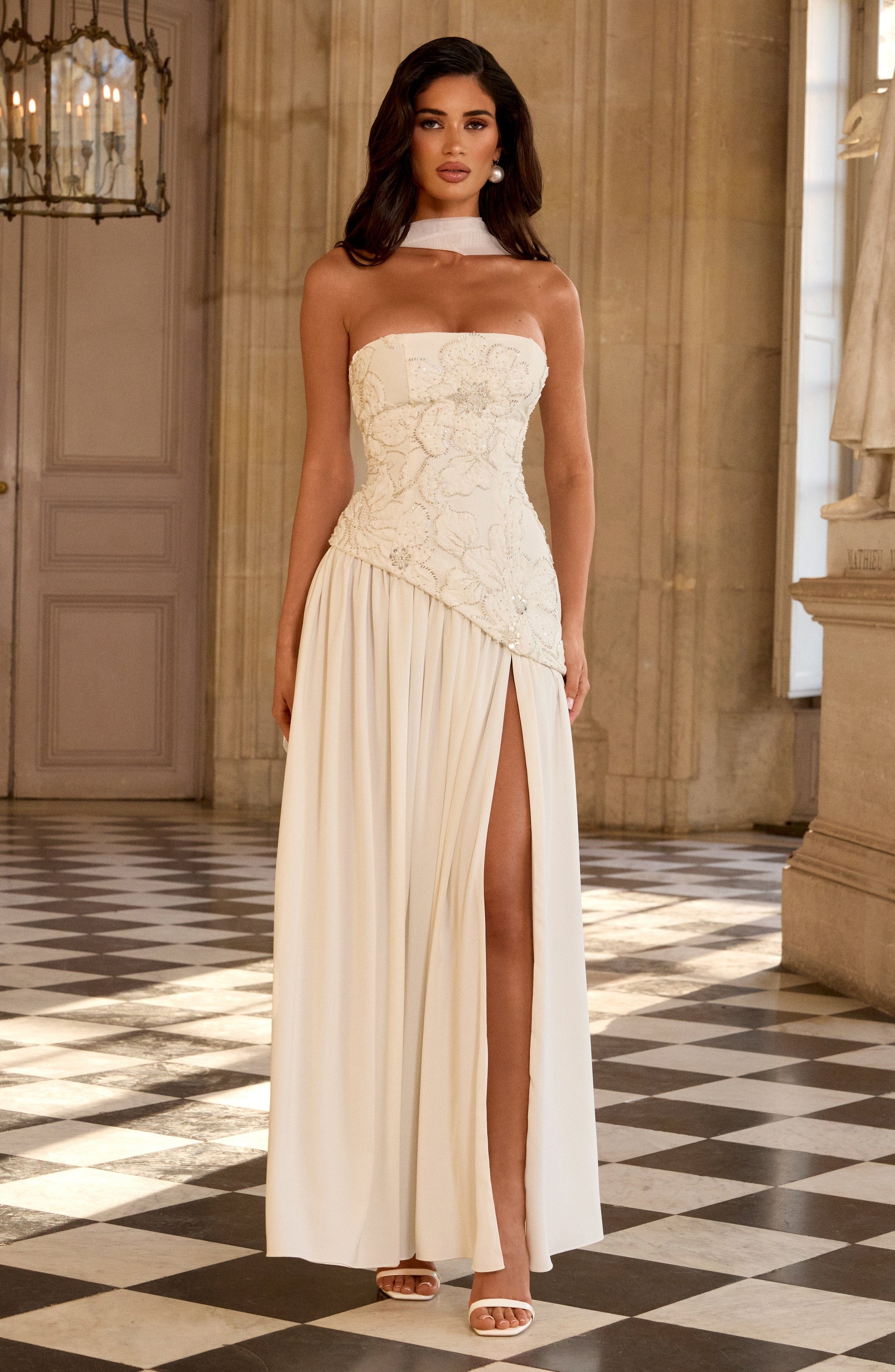 Anneliese Maxi Dress Ivory
