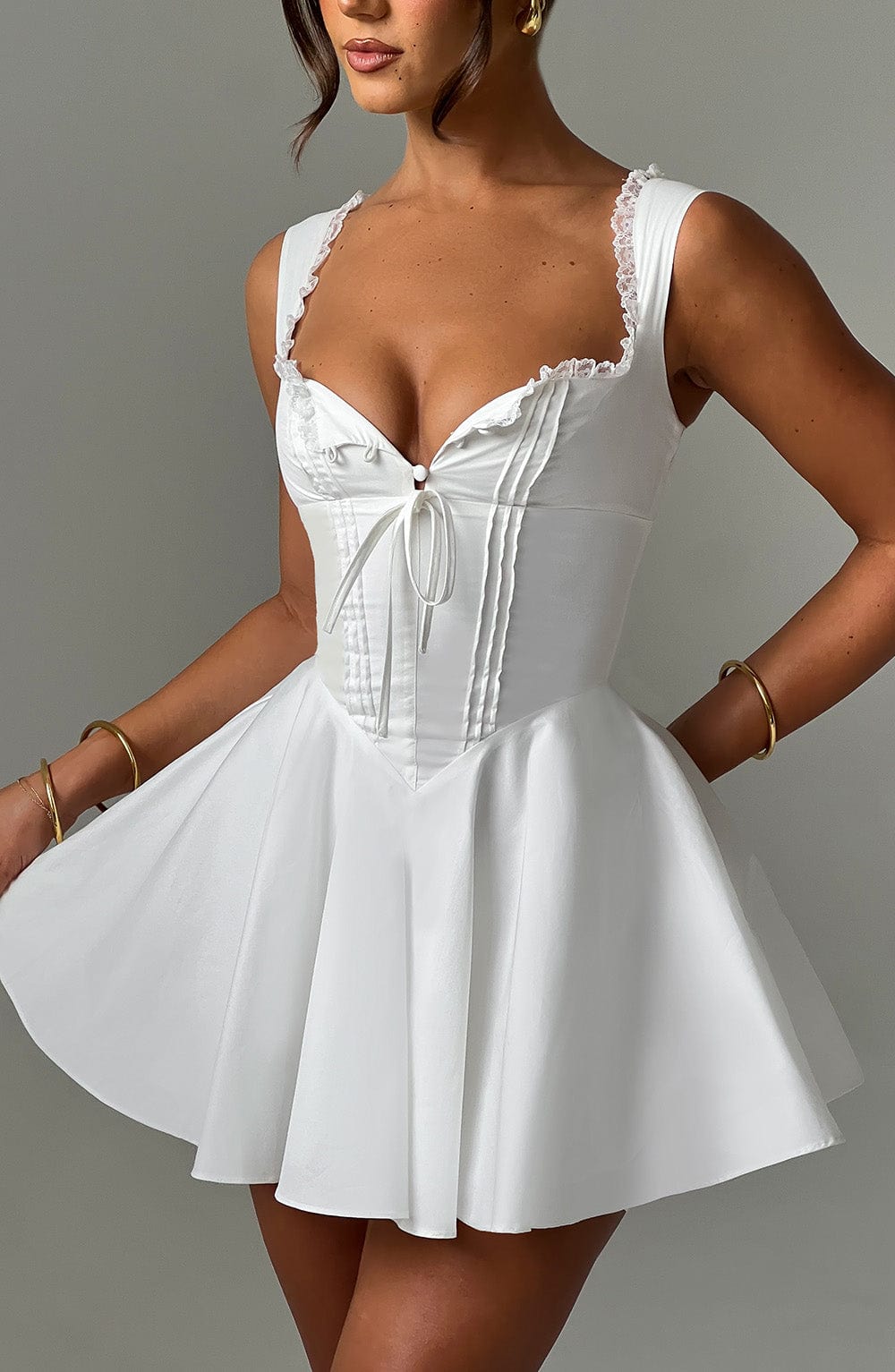 Antonella Mini Dress Ivory