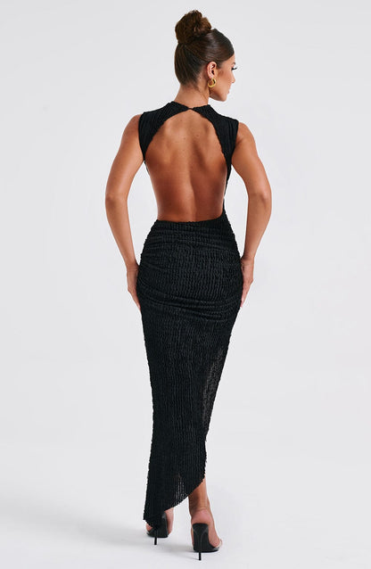 Aphrodite Midi Dress Black