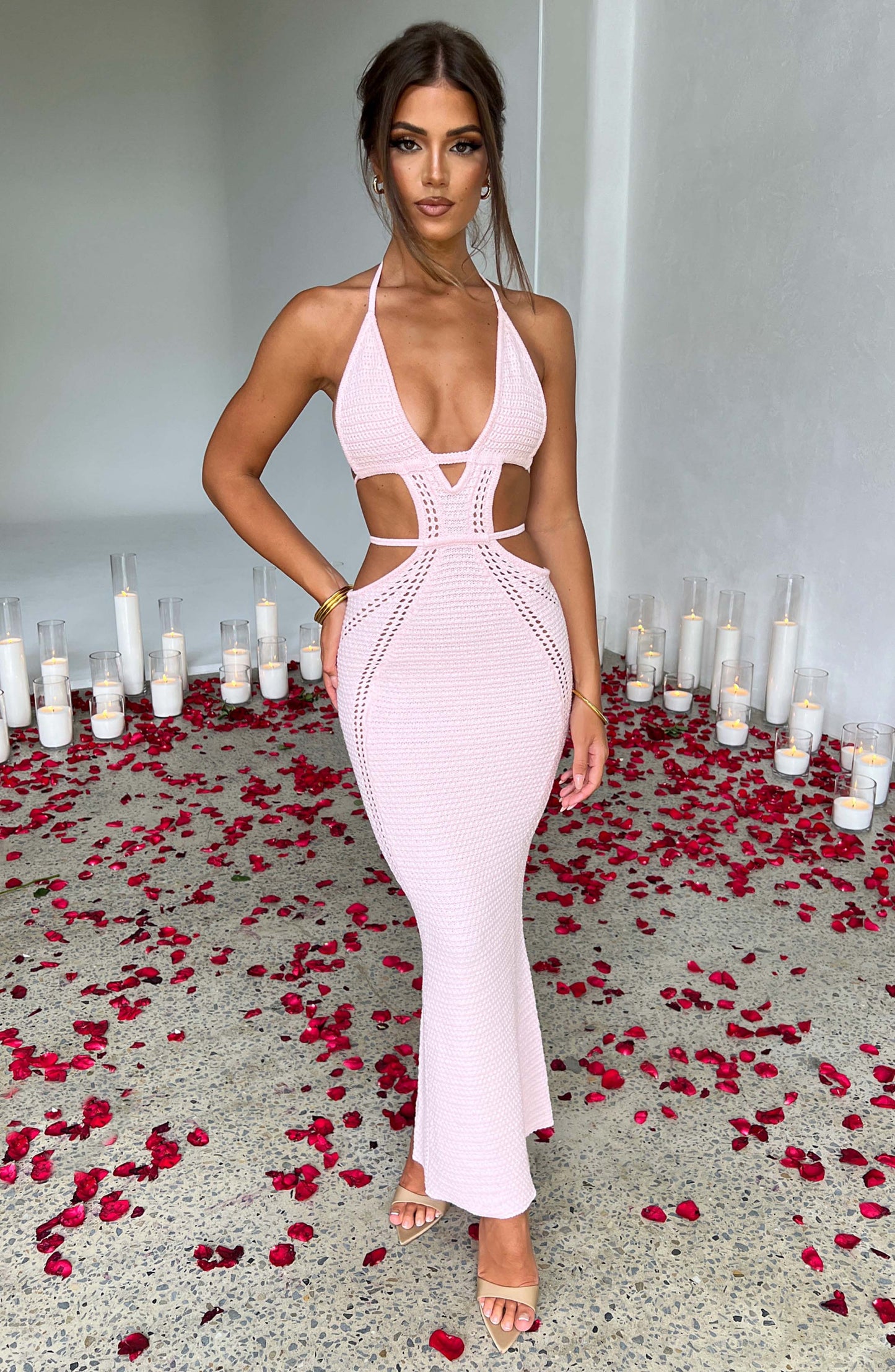 Arabella Maxi Dress Blush