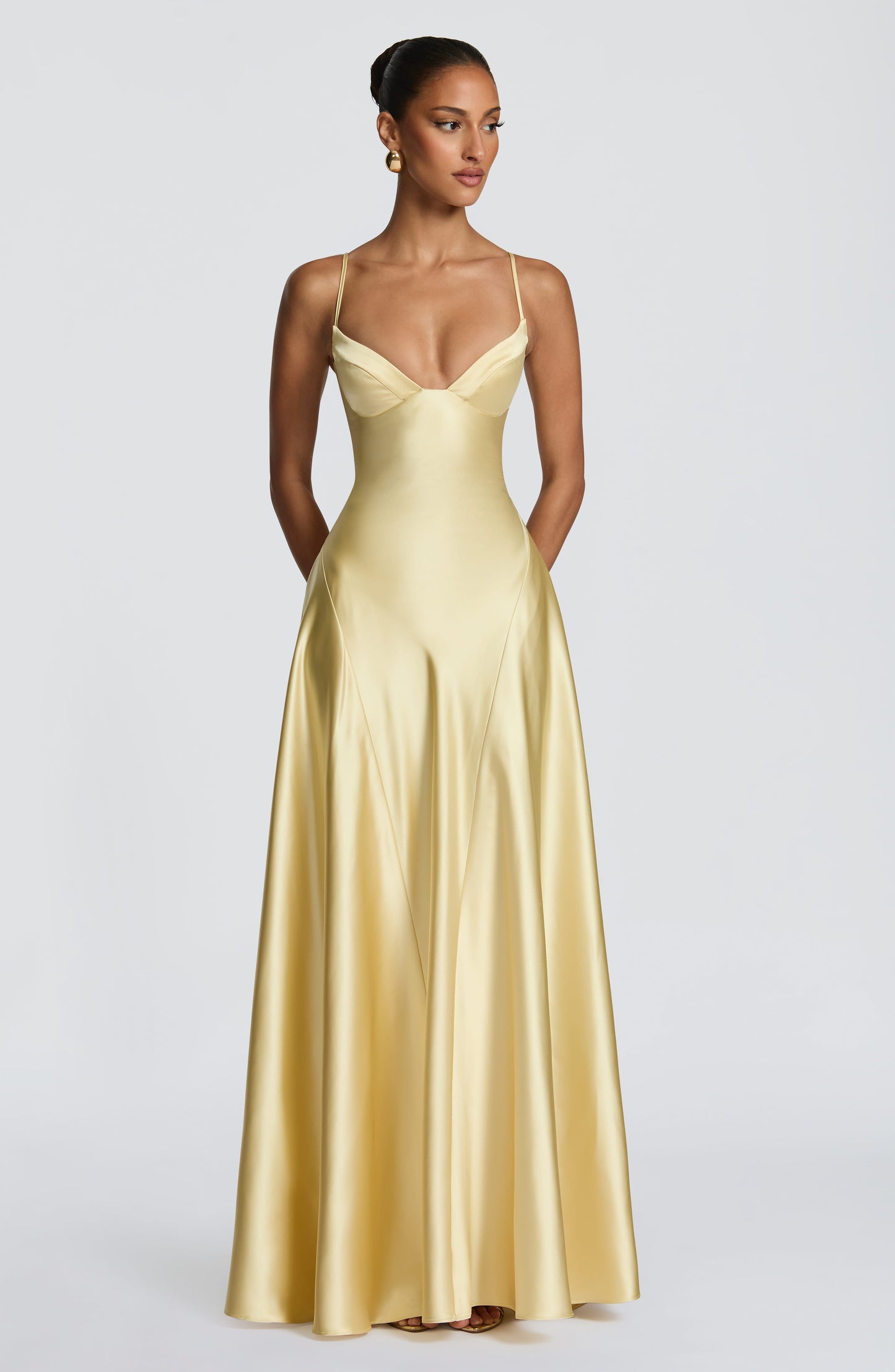 Asterin Maxi Dress Lemon