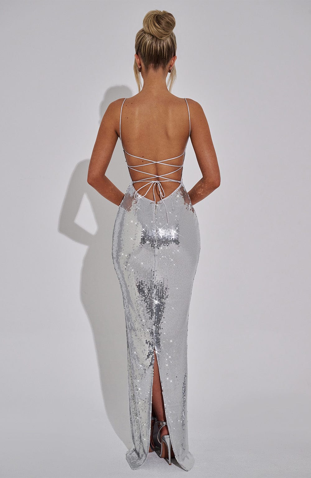 Atari Maxi Dress Silver