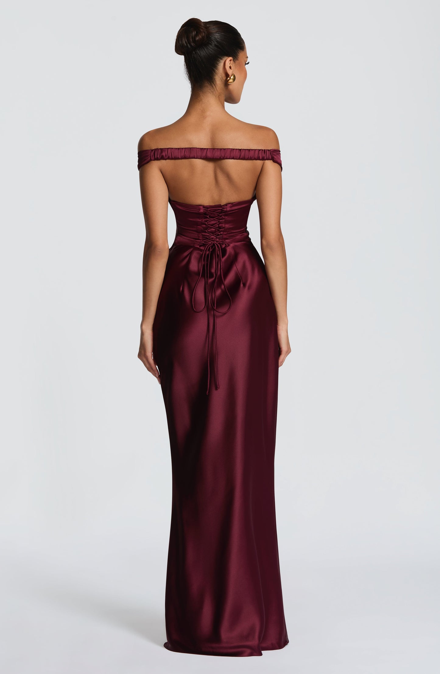 Aurelia Maxi Dress Cherry Lacquer