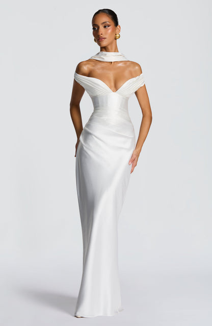 Aurelia Maxi Dress Ivory