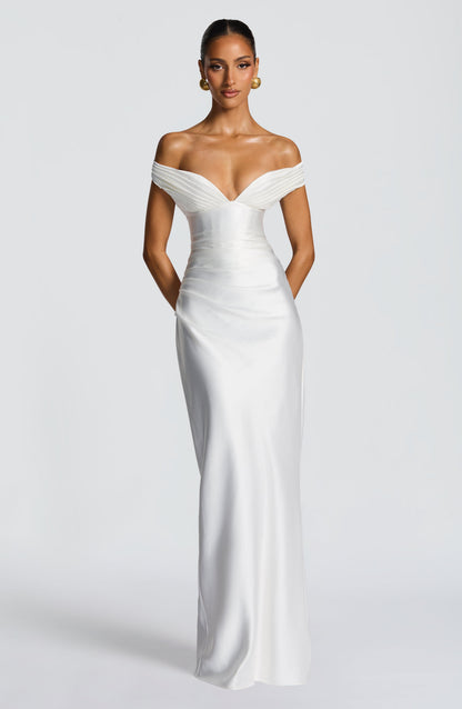 Aurelia Maxi Dress Ivory