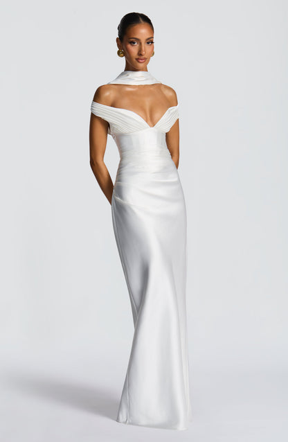 Aurelia Maxi Dress Ivory