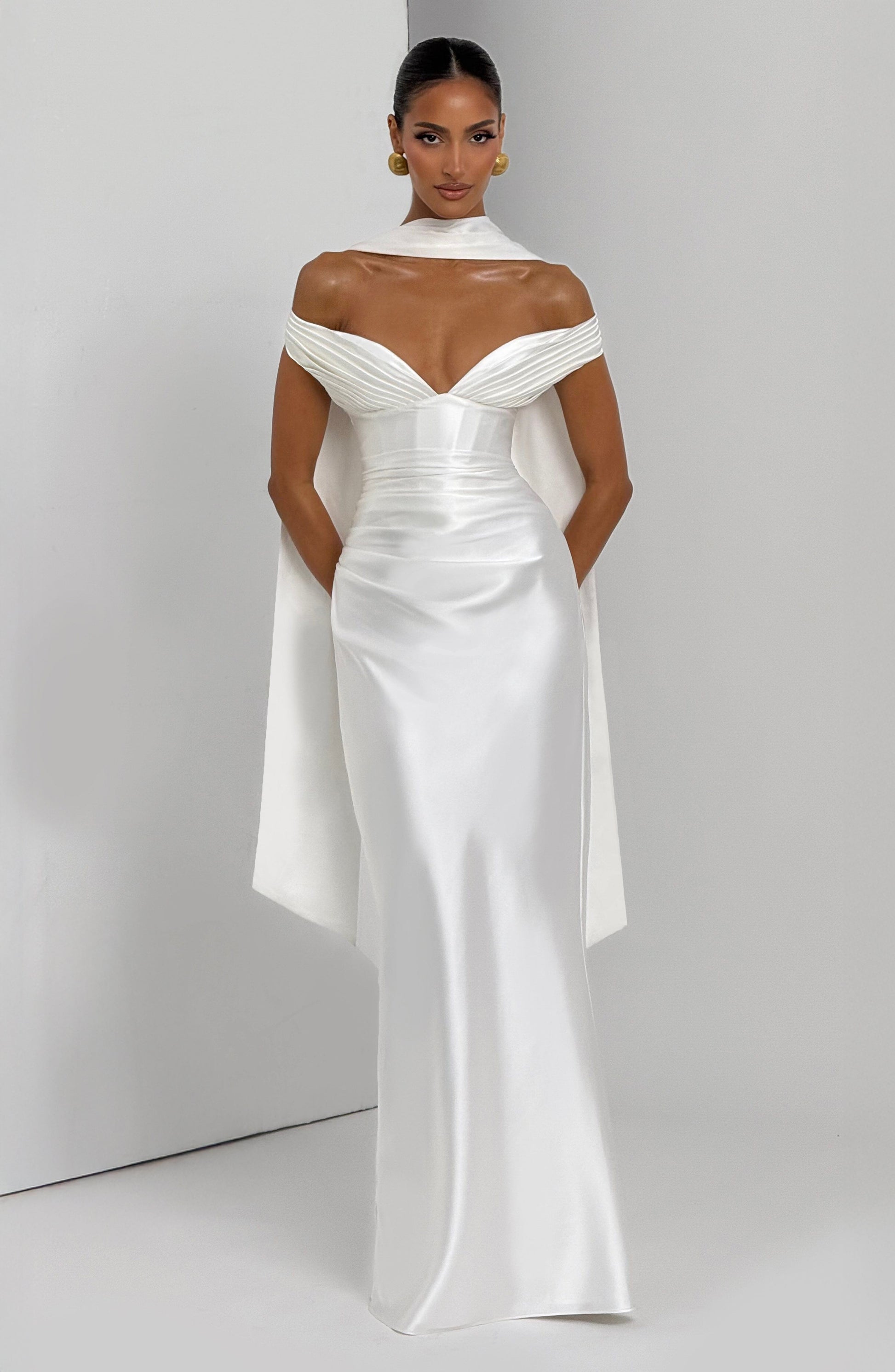 Aurelia Maxi Dress Ivory