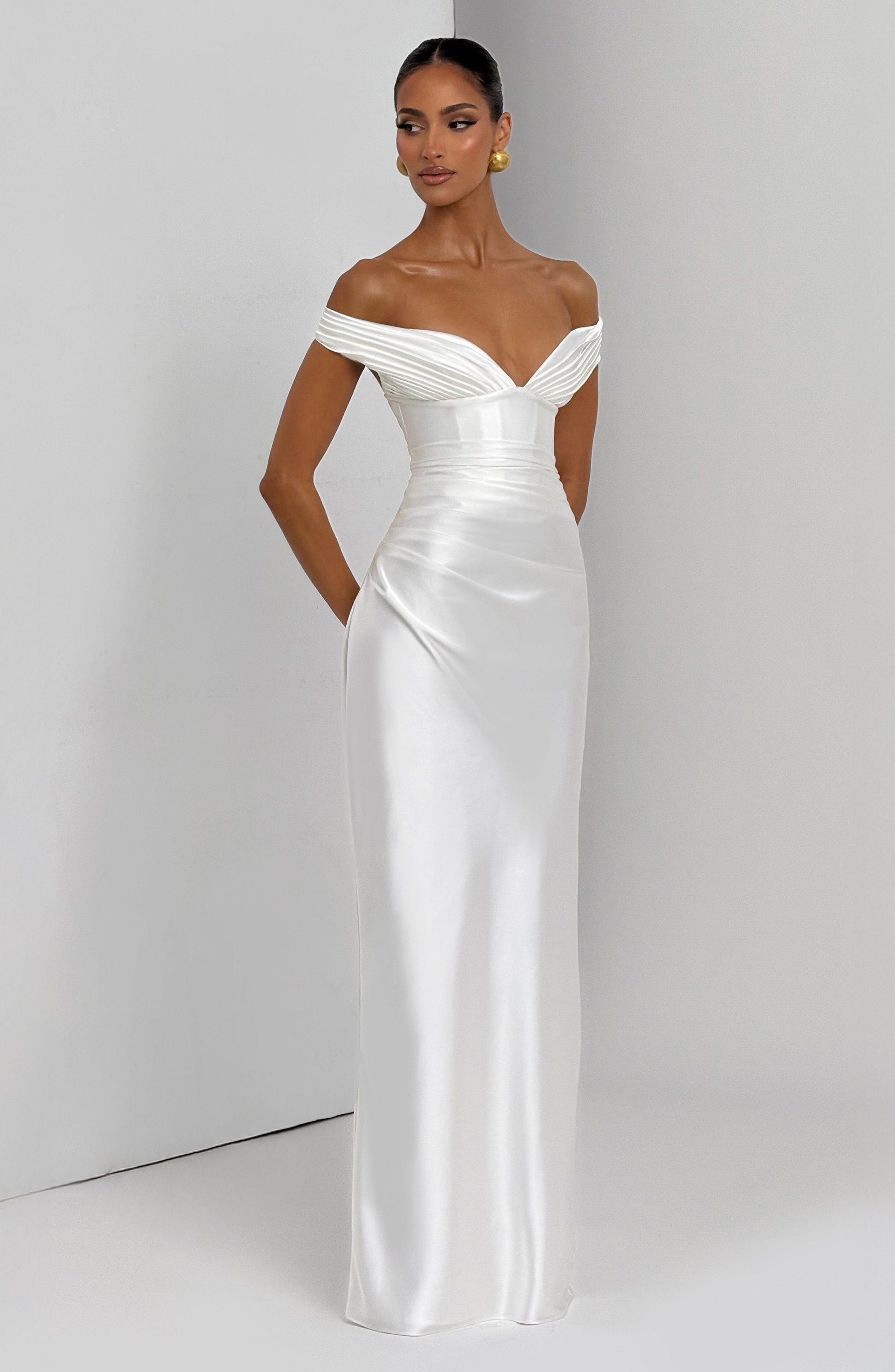 Aurelia Maxi Dress Ivory