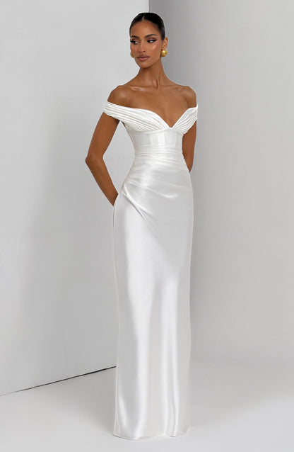 Aurelia Maxi Dress Ivory