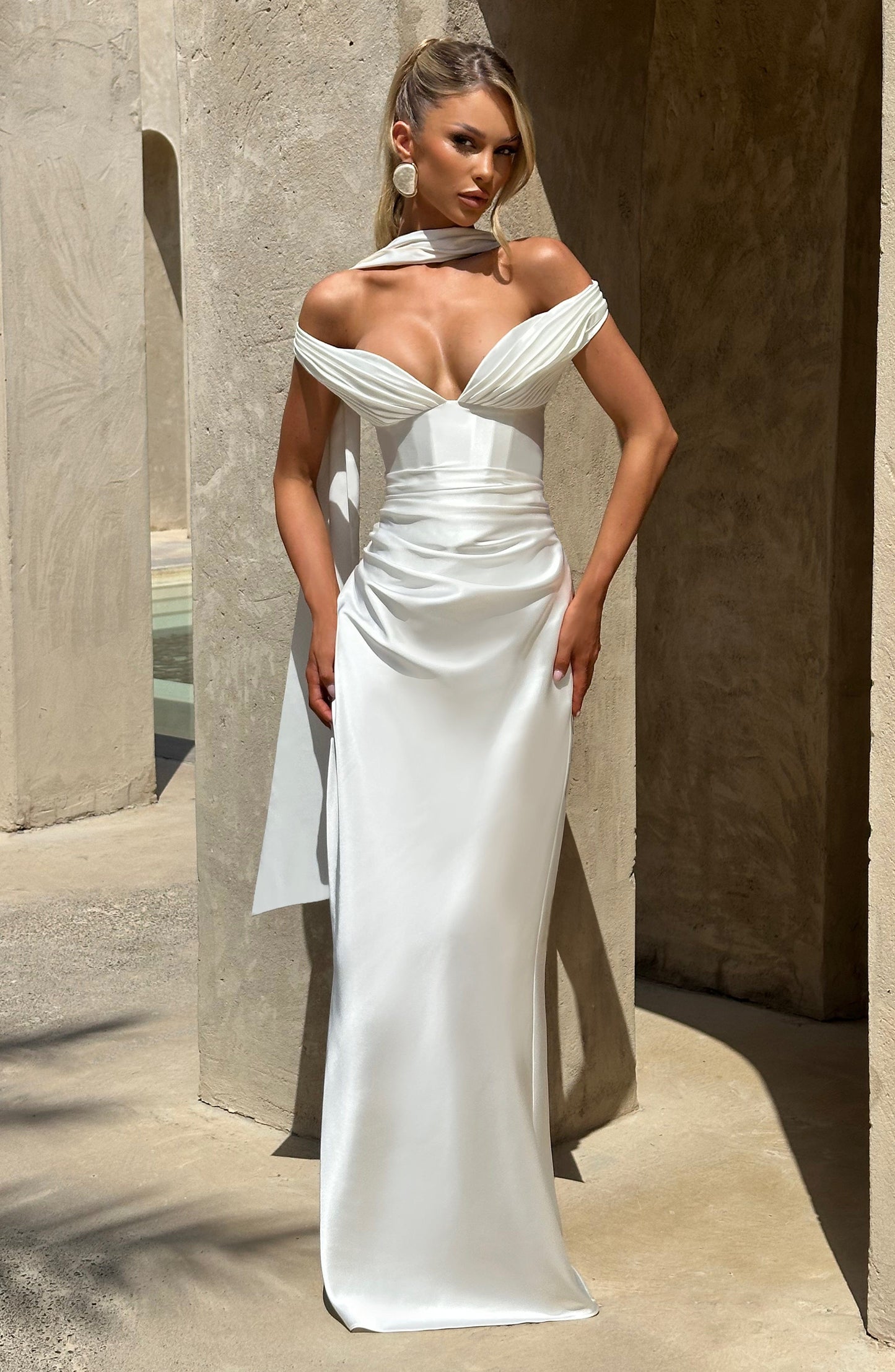 Aurelia Maxi Dress Ivory