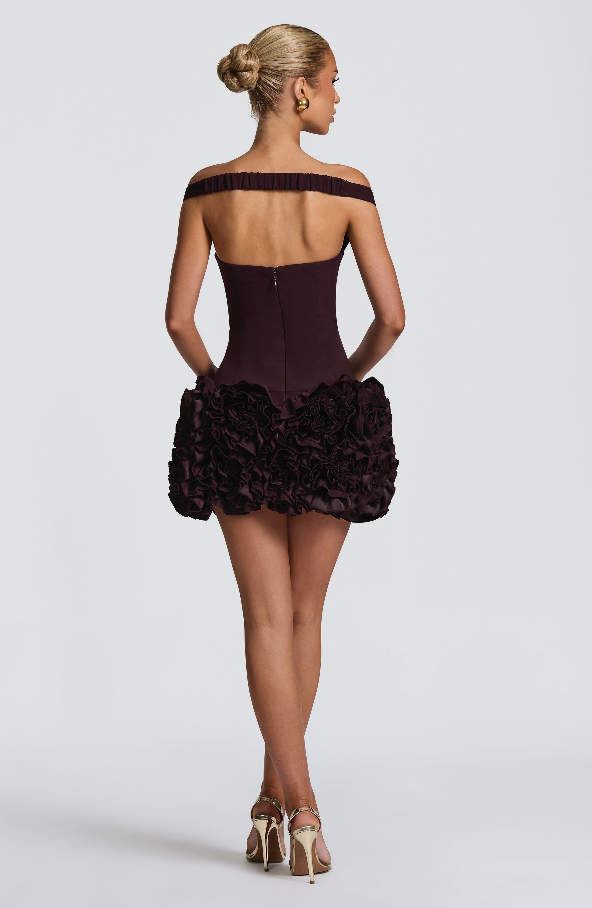 Aveta Mini Dress Plum