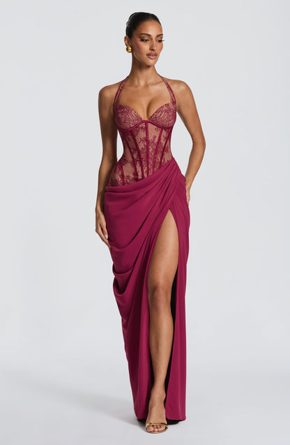 Bonita Maxi Dress Mulberry