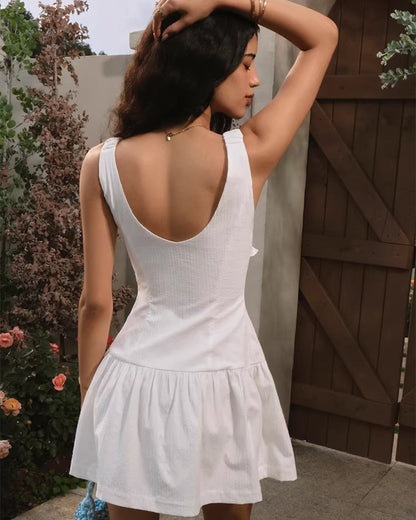 Brigitte Mini Dress White