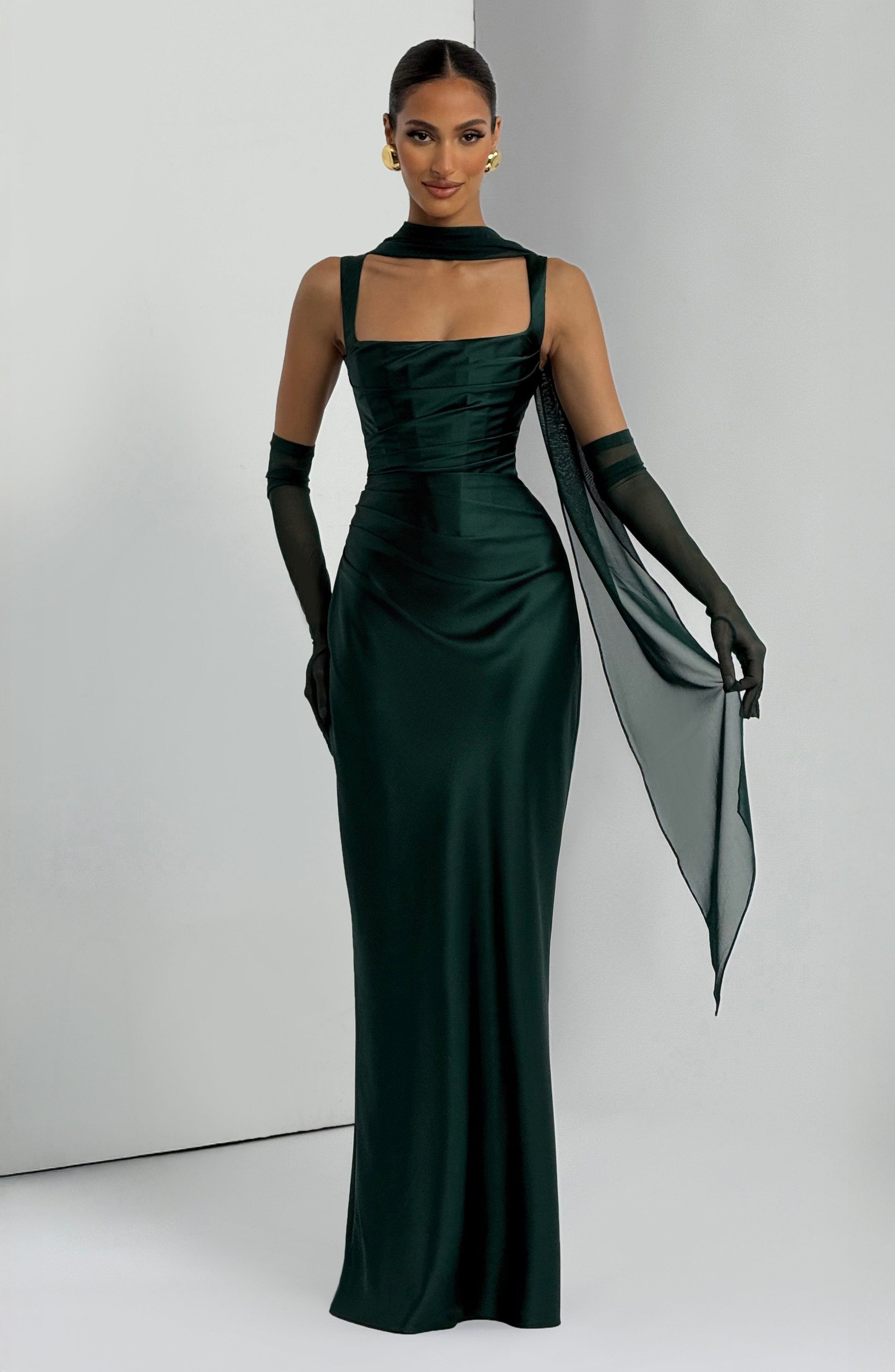 Calanthe Maxi Dress Emerald