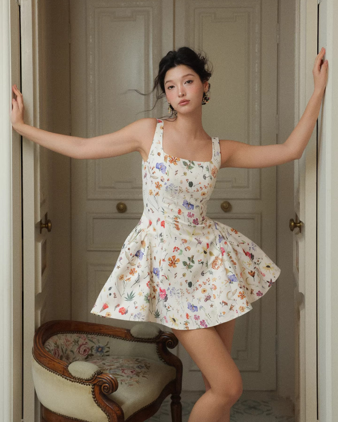 Callie Mini Sundress Floral Print