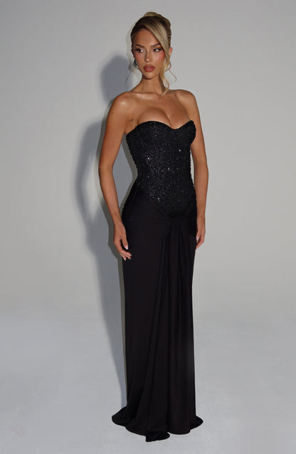 Carina Maxi Dress Black