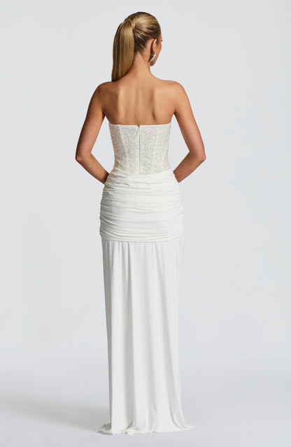 Carina Maxi Dress Ivory