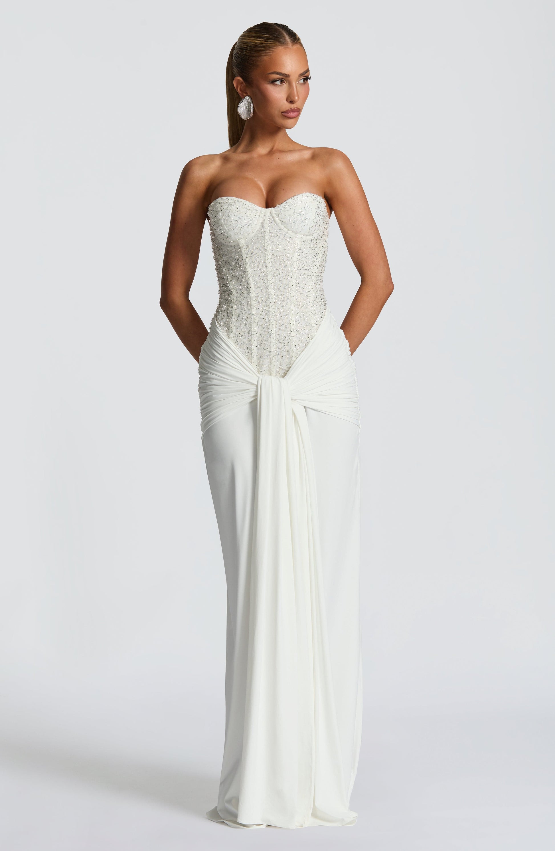 Carina Maxi Dress Ivory