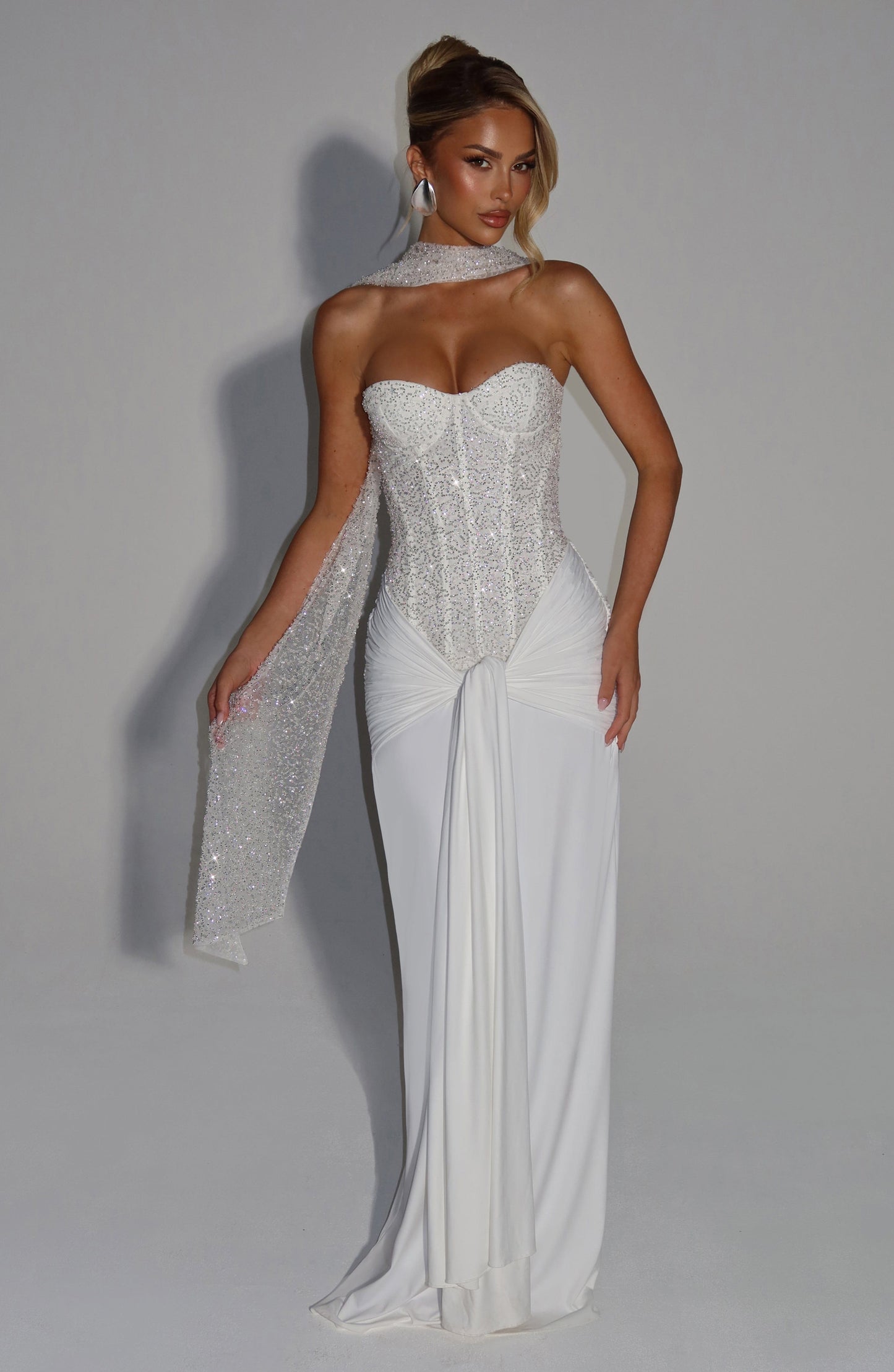 Carina Maxi Dress Ivory