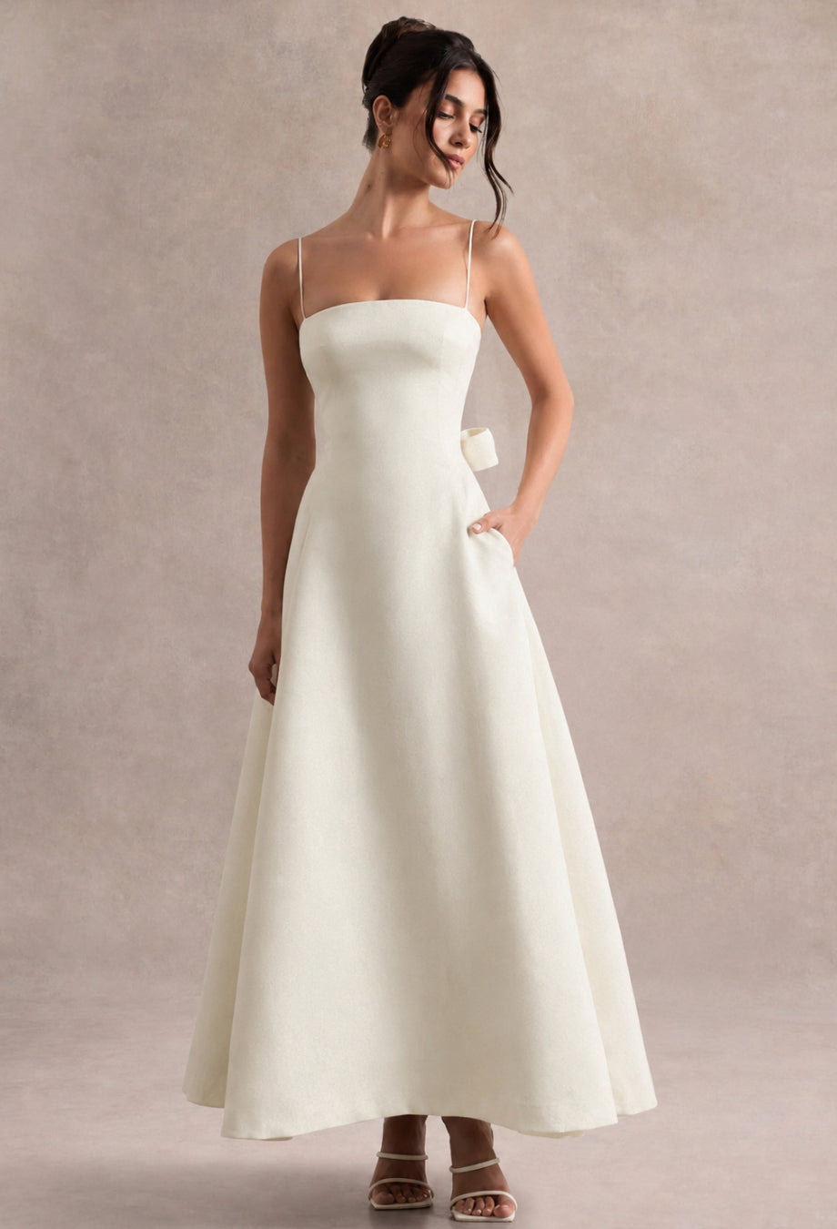 Carmenne Maxi Dress Ivory