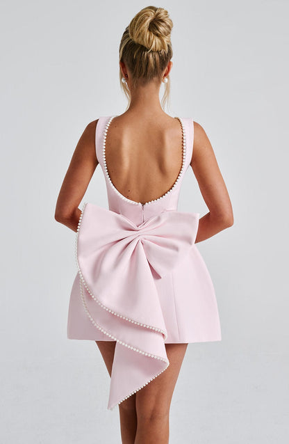 Carrie Mini Dress Blush