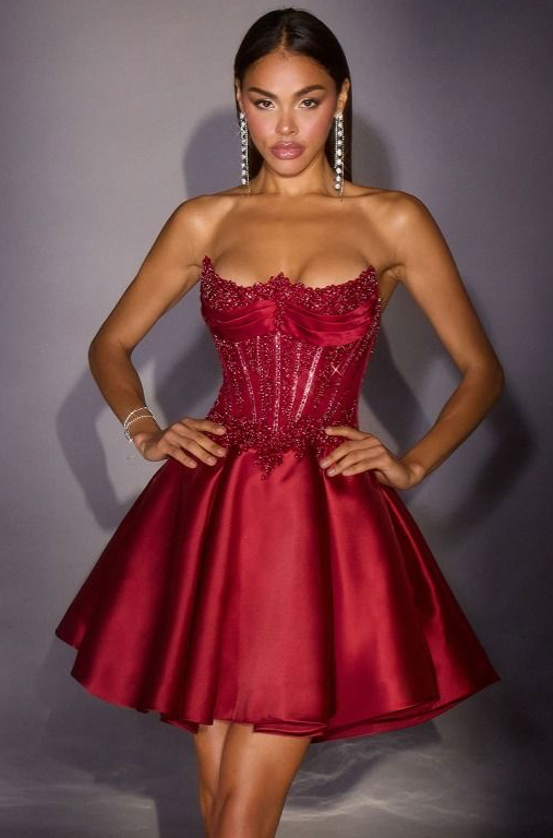 Nikki Mini Dress Fit & Flare Cocktail Dress