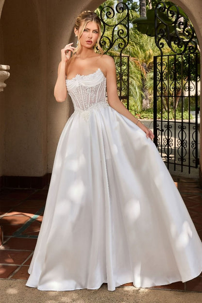 Nikki Gown A- Mikado Bridal Dress