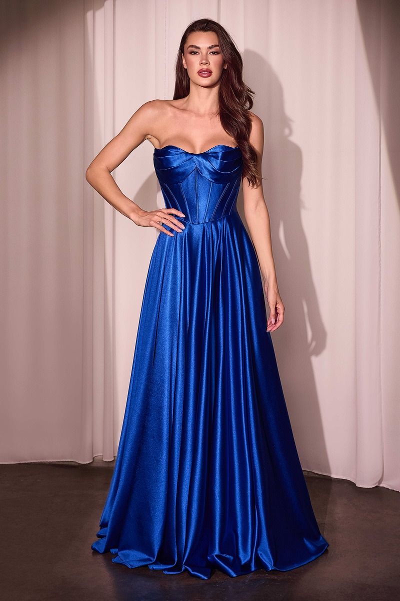 Ellery Gown Satin A- Dress With Pockets