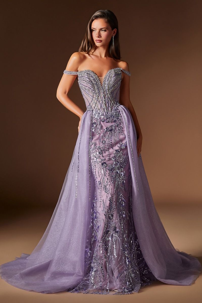 Esperanza Gown Crystal Embellished Formal Evening Dress