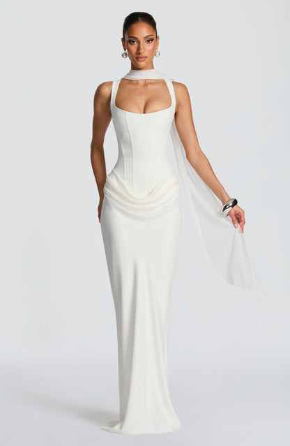 Cornelia Maxi Dress Ivory