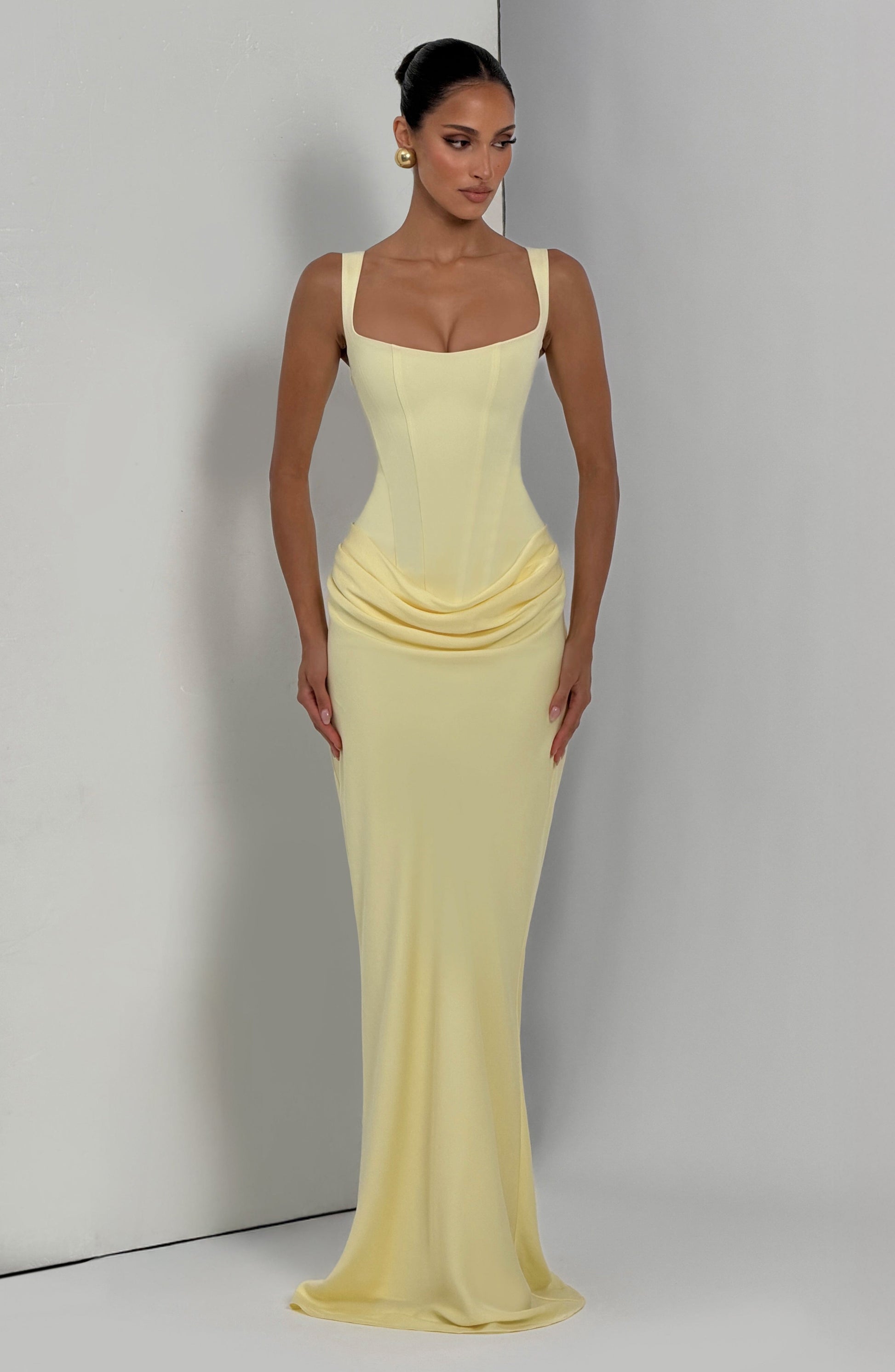 Cornelia Maxi Dress Lemon