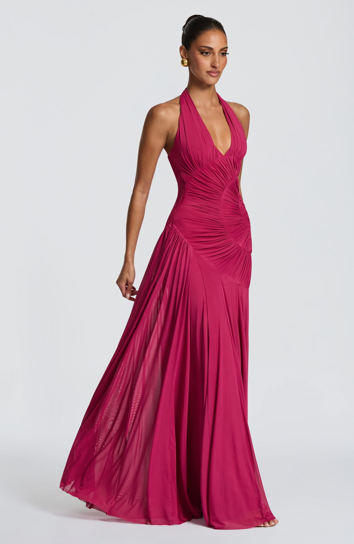 Cova Maxi Dress Raspberry