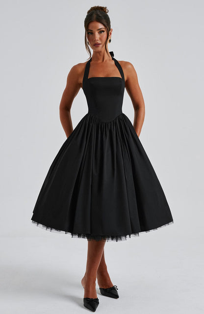 Cressida Midi Dress Black