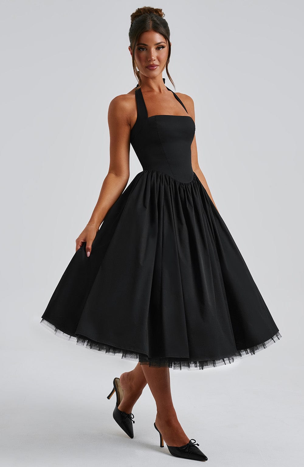 Cressida Midi Dress Black