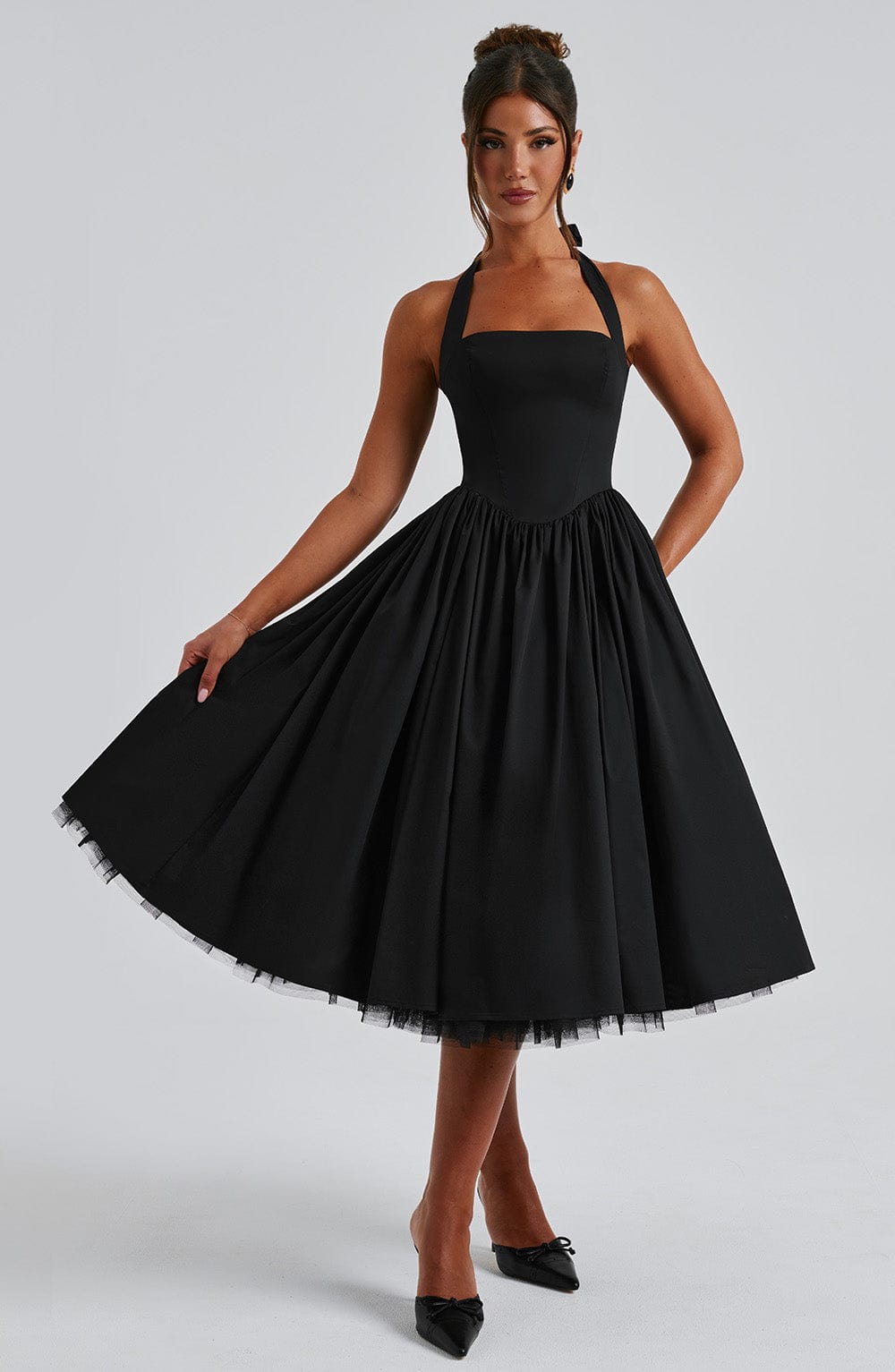 Cressida Midi Dress Black