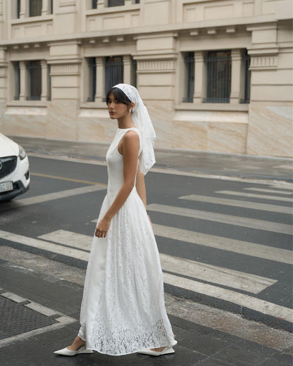Cressida Midi Dress White
